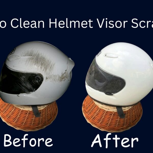 How To Clean Helmet Visor Scratches