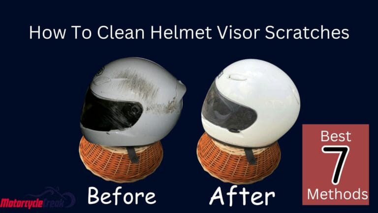 How To Clean Helmet Visor Scratches