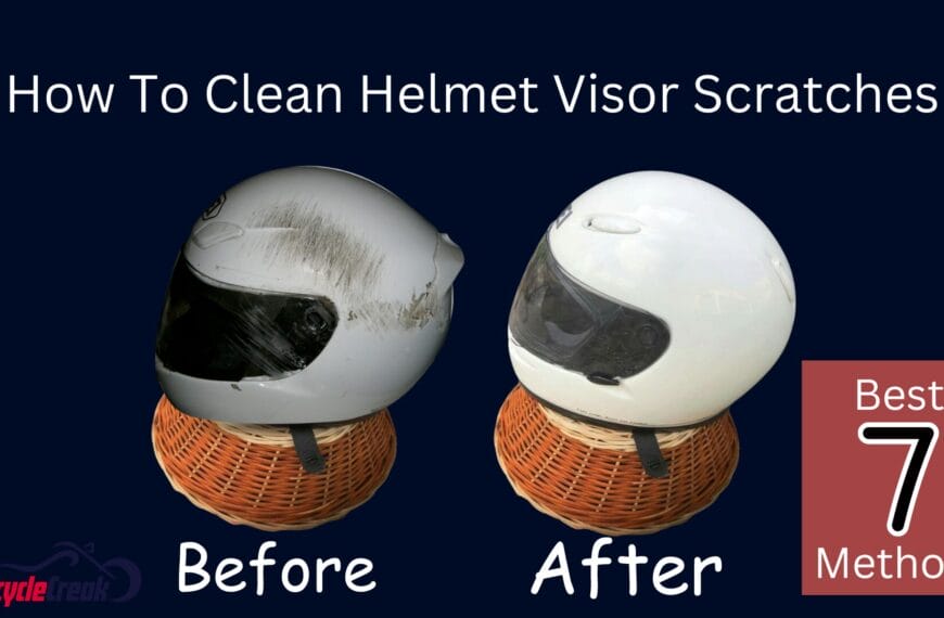 How To Clean Helmet Visor Scratches