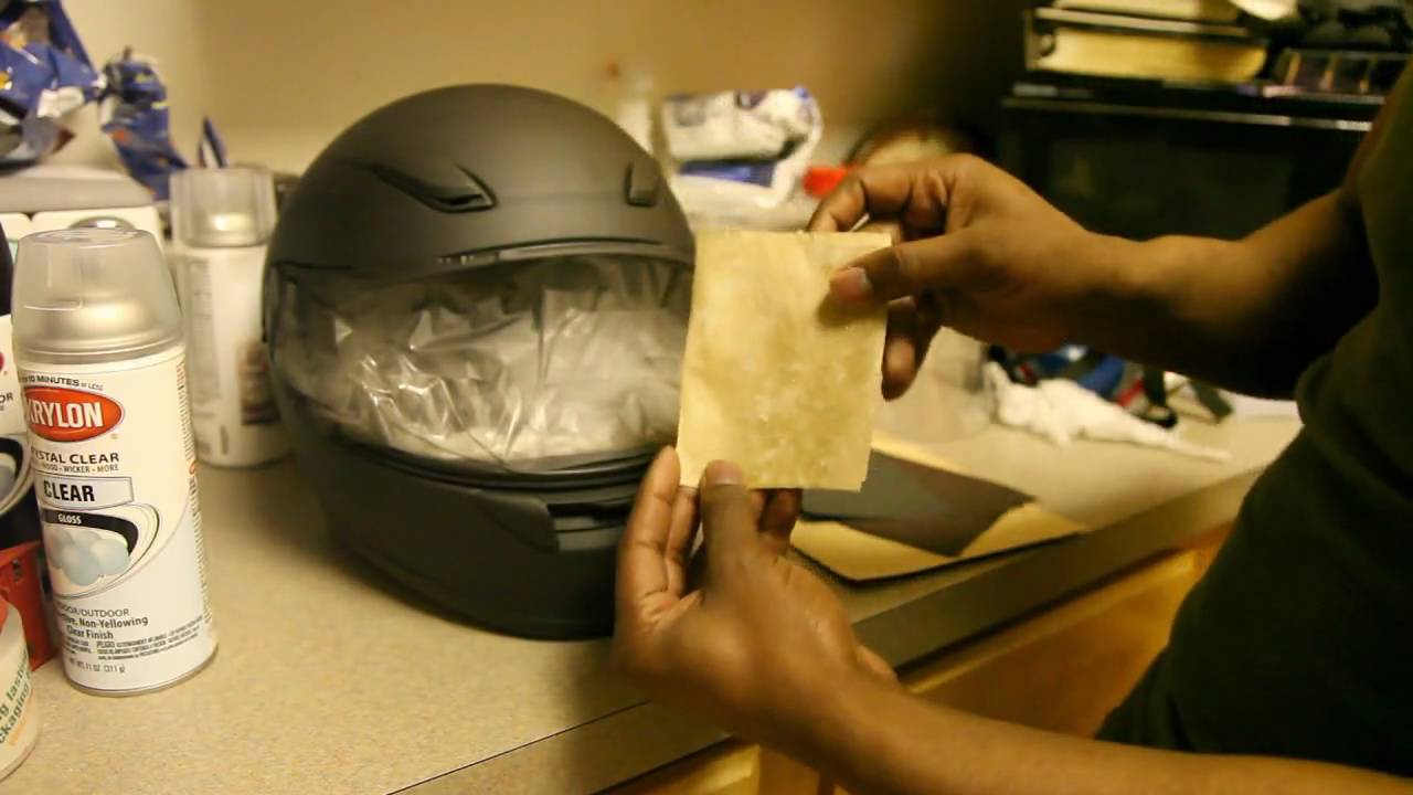 Sandpaper To Clean Helmet Visor Scratch