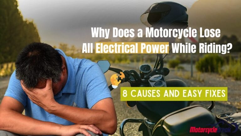 Why Does a Motorcycle Lose All Electrical Power While Riding