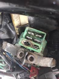 motorcycle Blown Fuse and Damaged Wire