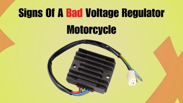 signs of a bad voltage regulator motorcycle