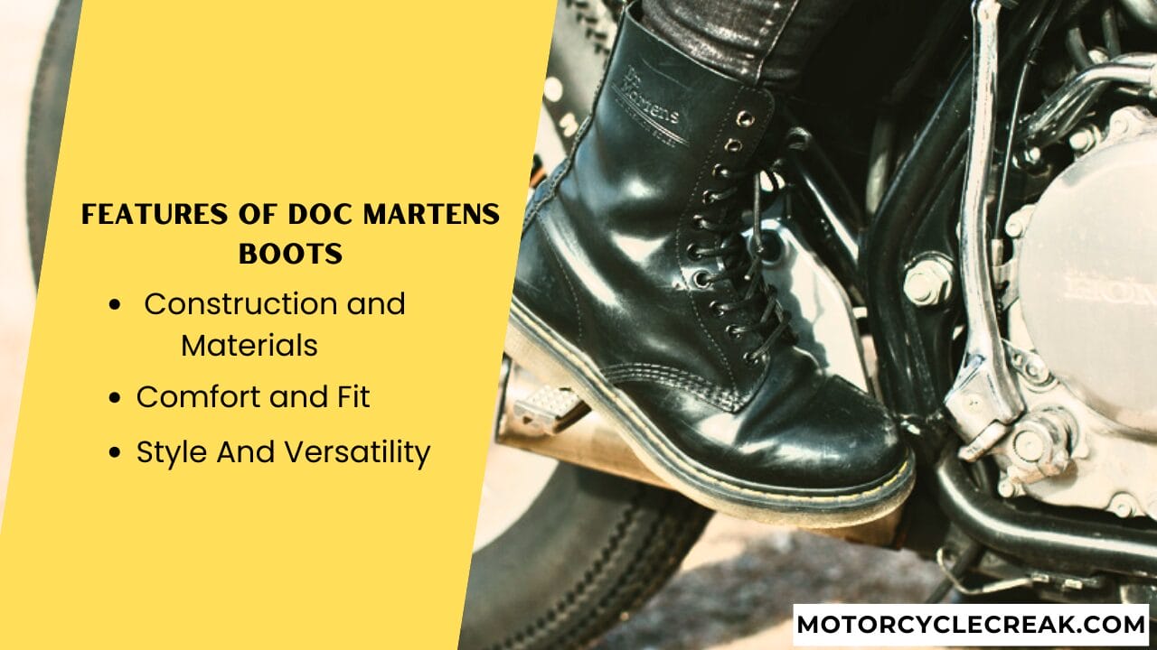 Doc martens for motorcycle riding online