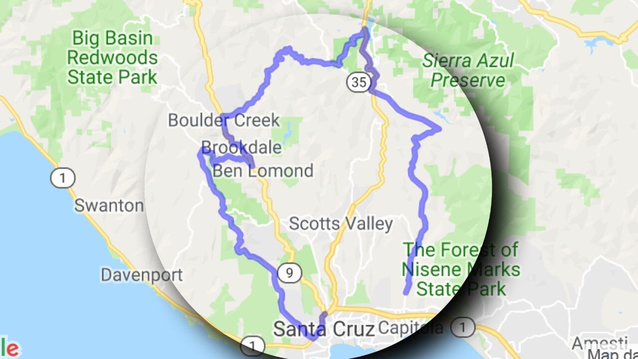 Santa Cruz Mountain Loop