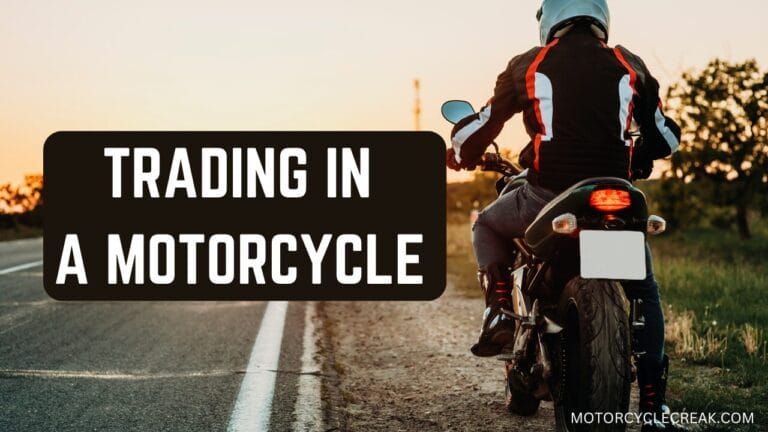 can you trade in a motorcycle you still owe on