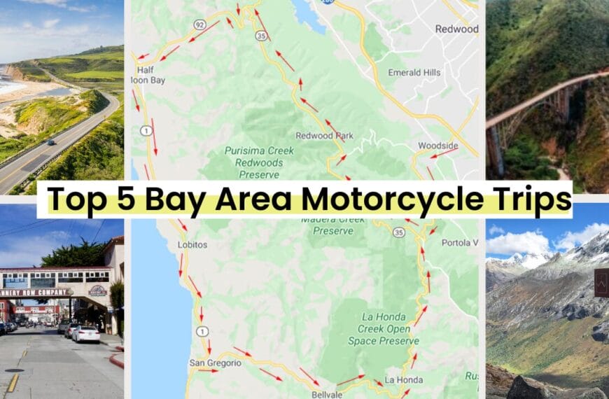 Top 5 Bay Area Motorcycle Trips