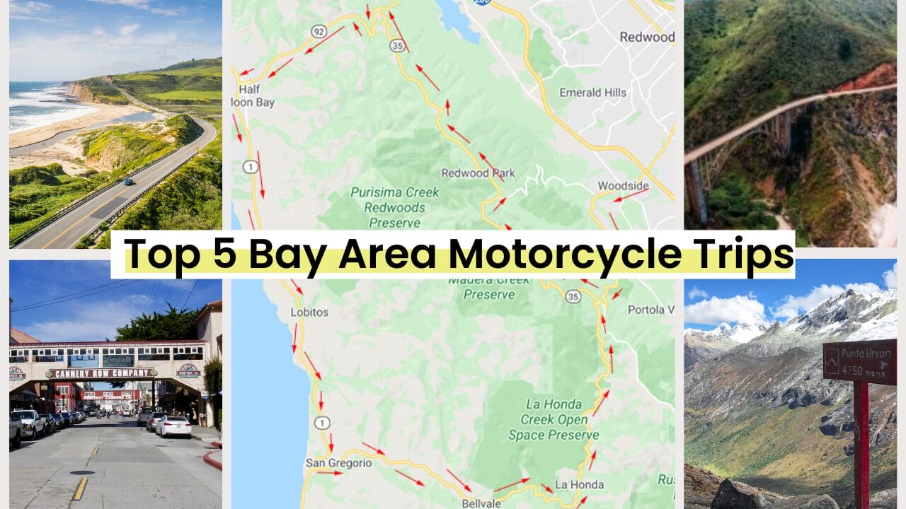 Top 5 Bay Area Motorcycle Trips