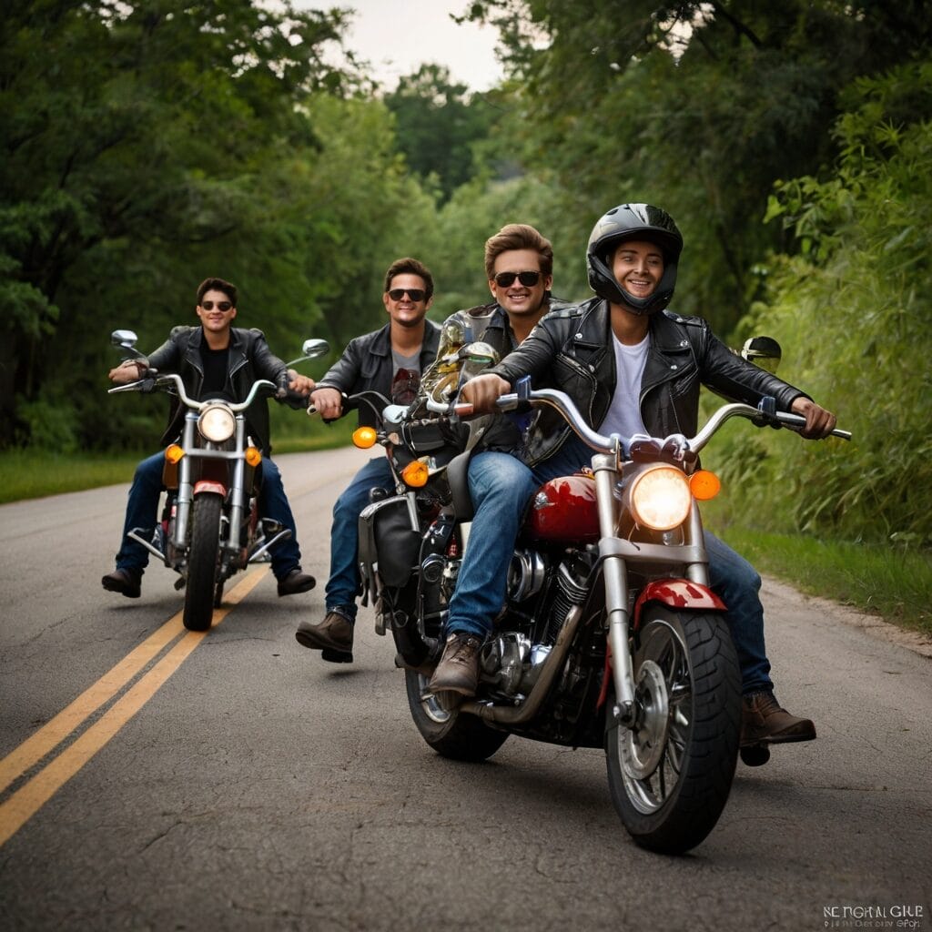 motorcycle Riding in a group