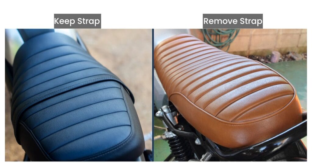 Should You Keep or Remove the Strap on a Motorcycle Seat?