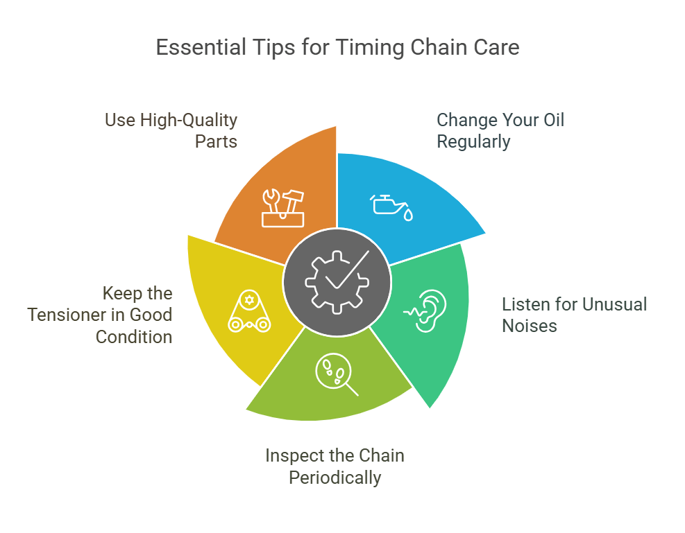 Maintenance Tips for Prolonging Timing Chain Life - visual selection